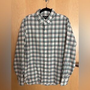 NEW Bonobos Blue Plaid Casual Button Down Shirt Stretch, NWOT